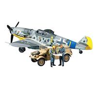 Tamiya 25204 1:48 DT. BF109 G-6 & Kübelwagen 82 - Model Kit,Kit de plástico, Kit de Montaje, réplica Detallada