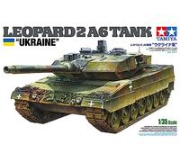 Tamiya 25207 1:35 BW KPz Leopard 2 A6 (3) Ukr. - Modelo del Kit, Kit de plástico, Kit de Montaje, Kit del Tanque