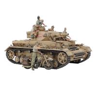 TAMIYA 25208 1:35 DT. PzKpfw.IV AUSF.F m. Krad DAK - Maqueta d (Importación USA)