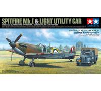 Tamiya 25211 - 1/48 Spitfire Mk.I & Lt. Vehículo 10PS - Nuevo