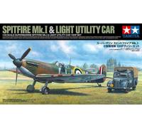 Tamiya 25211 - 1/48 Spitfire Mk.I & Lt. Vehículo 10PS - Nuevo