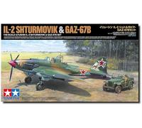 Tamiya 25212 1:48 IL-2 Shturm. & Fhzg. GAZ-67B - modelismo, Kit de plastico, Hobby, Manualidades, Pegar, modelismo, maquetas, Montar