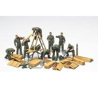TAMIYA 300032547-1:48 WWII Diorama Set Field Repair Kit (Importación USA)