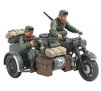 Tamiya 300032578 - estatuilla alemán Motociclistas (II Guerra Mundial) con Sidecar, Escala 1:48