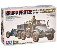Tamiya 300035259 1:35 WWII German Krupp Protze with PAK (4), 3 (Importación USA)