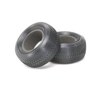 TAMIYA 300054185 Dual Block Front Tyre 62/25 Kit, Pack of 2