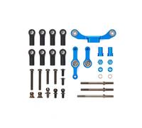TAMIYA 54965 TT-02S - Juego de dirección (Aluminio, Barras de Acoplamiento largas, Accesorios para Coche teledirigido, Pieza de Repuesto, maquetas RC)