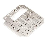 TAMIYA 300056535 - Plato de Palanca de Embrague (1:14, 2/3 Ejes), Color Plateado