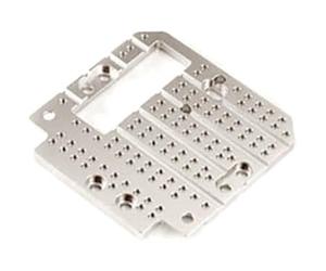 TAMIYA 300056535 - Plato de Palanca de Embrague (1:14, 2/3 Ejes), Color Plateado