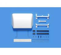 Tamiya 300056546 - 1:14 Alerón de Techo Blanco Para Us-Trucks - Nuevo