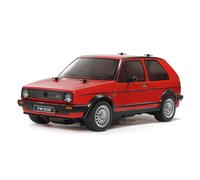 Tamiya 58748 1:10 RC VW Golf II GTI 16V MB-01 - Coche teledirigido, vehículo, modelismo, Montaje, Hobby, Kit RC, sin Pintar, múltiple