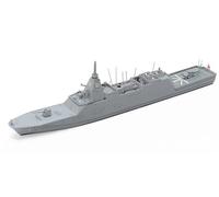 TAMIYA 31037 1:700 JMSDF FFM-1 Mogami - Juego de construcción de maquetas, plástico, manualidades, aficiones, pegar, juego de plástico, multicolor, modelo de barco, color moldeado