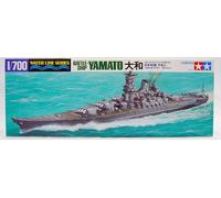 Tamiya 31113-1/700 Japonés Barco de Guerra Yamato (Línea de Flotación) - Nuevo