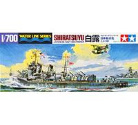 Tamiya 31402 1:700 JPN Destructor Shiratsuyu WL - Modelismo, Kit de plastico, Hobby, Pegamento, Kit de plastico, Multicolor,Modelo de Barco