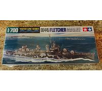 Tamiya 31902 1:700 US DD445 Fletcher Destroyer WL - Modelismo, Kit de plástico, Manualidades, Hobby, Pegamento, Kit de plástico, Multicolor