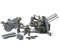 Tamiya 32554 - Maqueta Cañón antiaereo alemán Flakvierling 38 20 mm, Escala 1:48