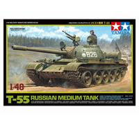 Tamiya 1:48 Rus. con. KPz T-55. - Réplica Fiel al Original, modelismo, Kit de plástico, Hobby, Kit de modelismo, Montaje, sin Pintar