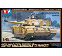 TAMIYA 32601 1:48 Brit. KPz Challenger 2 (Desierto) - Maqueta de construcción de Modelos, plástico, Hobby, Manualidades, Pegar, maqueta, Modelo, Montaje, sin Pintar