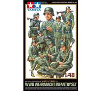TAMIYA Militär 32602 1:48 - Fig-Set de infantería (10), réplica fiel, plástico, manualidades, maqueta, montaje, sin pintar, multicolor