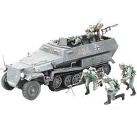 Tamiya 35020 1/35 German Hanomag SDKFZ 251/1 Plastic Model Kit (Importación USA)
