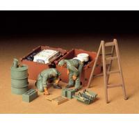 TAMIYA 35180 1/35 Conjunto De Mantenimiento De Motores De Tanque Alemán