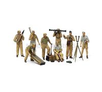 TAMIYA 35343 1/35 German Artillery Crew Set África Corps Luftwaffe