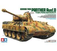 Tamiya 35345 Tanque De Plástico Variante Debut Panther Ausf.D Escala 1/35 T48