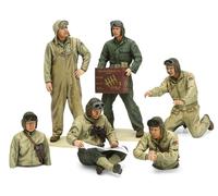 Tamiya 35347 Toy Militar 1:35 Vehículo de la tripulación del Tanque de EE. UU., Amarillo, Azul, Verde, Gris, Small