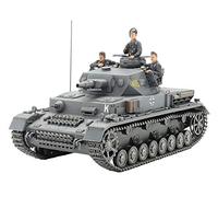 Tamiya Kit de montaje de plástico 1:35 Panzerkampfwagen IV versión F L24/75 mm réplica sin pintar