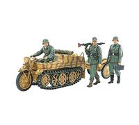 TAMIYA 35377-000 Militär 35377 1:35 Dt. Sd.Kfz.2 Kettenkrad (Mit.Prod.) - Reproducción fiel, modelismo, kit de plástico, manualidades, aficiones, maquetas, montaje, sin barnizar