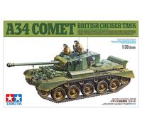 Tamiya 35380 Kit Tanque Británico A34 Comet, 1/35, Orugas, Verde