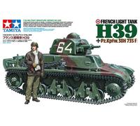 TAMIYA 35389 1:35 French Lt. Panzer H39 (1) Model Building, Plastic Kit, Hobby,