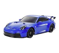 Tamiya 47496 1:10 RC Porsche 911 GT3 (992) Azul TT-02 - Coche Radio Control, vehiculo RC, modelismo, Kit para Montar, Hobby, Manualidades, modelismo RC