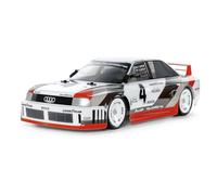 Tamiya 47511 1:10 RC Audi 90 Quattro Racing Lacado TT-02 - Coche teledirigido, vehículo, modelismo, Montaje, afición, Kit de construcción de teledirigido