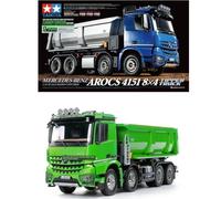 Tamiya 47523 1:14 RC Arocs 4151 Volquete 8x4 Verde Candy - Kit para Montar, camión RC, camión teledirigido, LKW, Juguete de construcción, modelismo, Manualidades, pre-Pintado