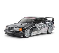 Tamiya 47525 1:10 RC M-B 190E EVO II Kö-Pi.LackiertTT-02 - Coche teledirigido, vehículo, modelismo, Montaje, afición, Kit de Montaje RC