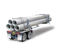 Tamiya 56310 Semirremolque telescópico de estacas 1:14 RC, Kit para Montar, camión RC, camión por Control Remoto, camión, Juguete de construcción, modelismo, jugueteo