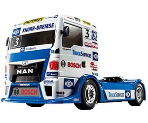 Tamiya 58632-1:14 RC Team Hahn Racing Man TGS TT-01E, Coche/vehículo teledirigido, modelismo, Kit, Hobby, Bricolaje, maquetas, Montaje