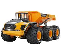 Tamiya Tamiya-58676 58676 1:24 Volvo A60G Hauler 6x6 (G6-01), Coche teledirigido, vehículo RC, modelismo, Kit para Montar, Hobby, Manualidades, Color Amarillo, L