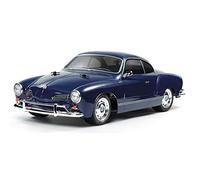 Tamiya 58677 Volkswagen 1:10 VW Karmann GHIA (M-06L) - Coche teledirigido, vehículo RC, modelismo, Kit para Montar, Hobby, Tinkering
