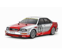 TAMIYA 58699 1:10 Audi V8 1992 Tourenwagen (TT-02) - Coche teledirigido (maquetas, Montaje, Hobby, sin lacar)
