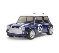 Tamiya 58747 1:10 RC Mini Cooper Racing MB-01 - Coche teledirigido, vehículo, modelismo, Montaje, afición, Kit de Montaje RC, sin barnizar
