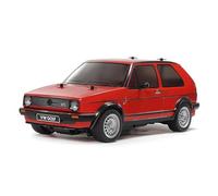 Tamiya 58748 1:10 RC VW Golf II GTI 16V MB-01 - Coche teledirigido, vehículo, modelismo, Montaje, Hobby, Kit RC, sin Pintar, múltiple