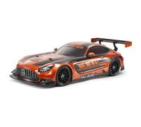 Tamiya 58750 1:10 RC Mercedes-AMG GT3 EVO TT-02 - Coche teledirigido, vehículo, modelismo, Montaje, Hobby, Kit RC, sin Pintar