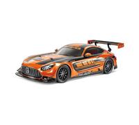 Tamiya 58750 1:10 RC Mercedes-AMG GT3 EVO TT-02 - Coche teledirigido, vehículo, modelismo, Montaje, Hobby, Kit RC, sin Pintar