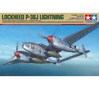 Tamiya 61123-1/48 II Guerra Mundial Ee.uu Lockheed P-38J Relámpago - Nuevo