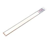 TAMIYA 70131 - Perfil Cuadrado (5 x 5 mm, 6 Unidades, plástico, 400 mm), Color Blanco