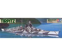 Tamiya Kit de plástico Acorazado alemán Tirpitz 1/350 (78015) II Guerra Mundial – Nuevo