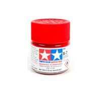 Tamiya 81507 - Pintura Acrílica Mini, Brillo Rojo Frasco de 10 ml, X-7