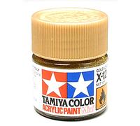 Tamiya 81512 - Pintura Acrílica Mini, Brillo Dorado Frasco de 10 ml, X-12